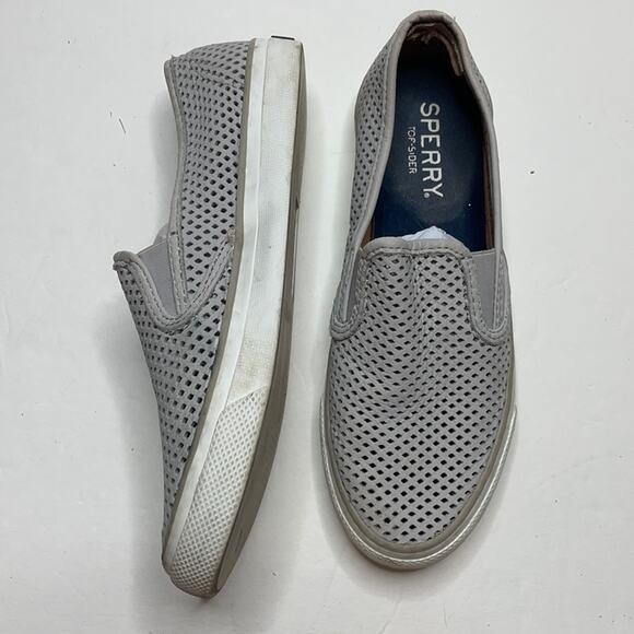 Sperry grey crest twin gore slip on sneakers - Picture 1 of 8